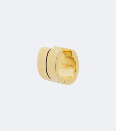 TOTEME Signature gold-plated huggie earrings | Thumbnail 2