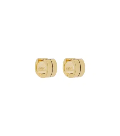 TOTEME Signature gold-plated huggie earrings | Thumbnail 1