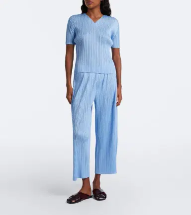 Pleats Please Issey Miyake Monthly Colors: August pleated wide-leg pants | Thumbnail 2 Pleats Please Issey Miyake Monthly Colors: August pleated wide-leg pants | Thumbnail 2