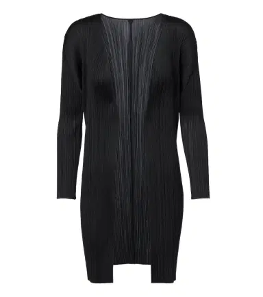 Pleats Please Issey Miyake Basics pleated cardigan | Thumbnail 1 Pleats Please Issey Miyake Basics pleated cardigan | Thumbnail 1