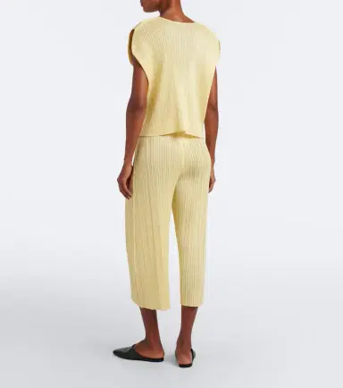 Pleats Please Issey Miyake Monthly Colors: July pleated wide-leg pants | Thumbnail 6