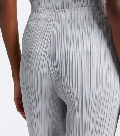 Pleats Please Issey Miyake Basics cropped pleated slim pants | Thumbnail 5 Pleats Please Issey Miyake Basics cropped pleated slim pants | Thumbnail 5