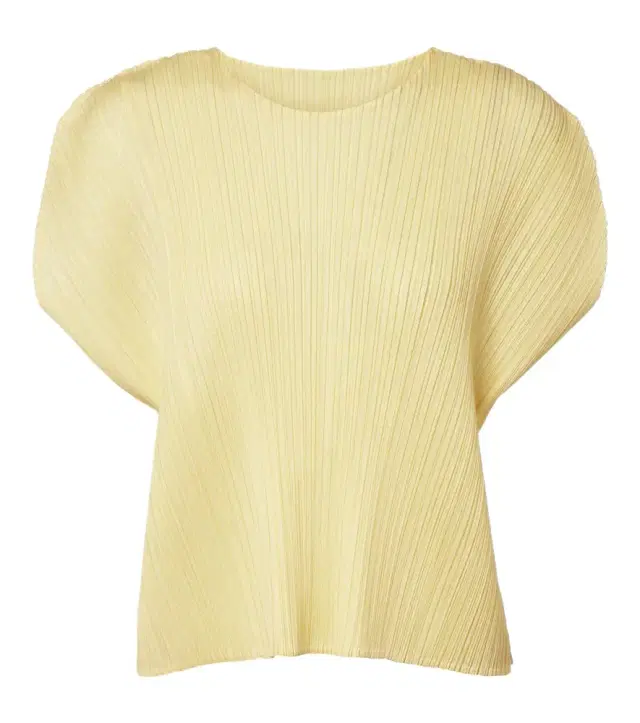 Pleats Please Issey Miyake Monthly Colors: July pleated top