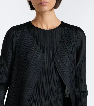 Pleats Please Issey Miyake Basics pleated cardigan | Thumbnail 3