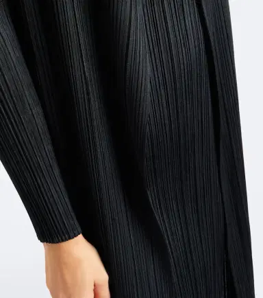 Pleats Please Issey Miyake Basics pleated cardigan | Thumbnail 4