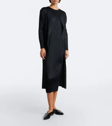 Pleats Please Issey Miyake Basics pleated cardigan | Thumbnail 5