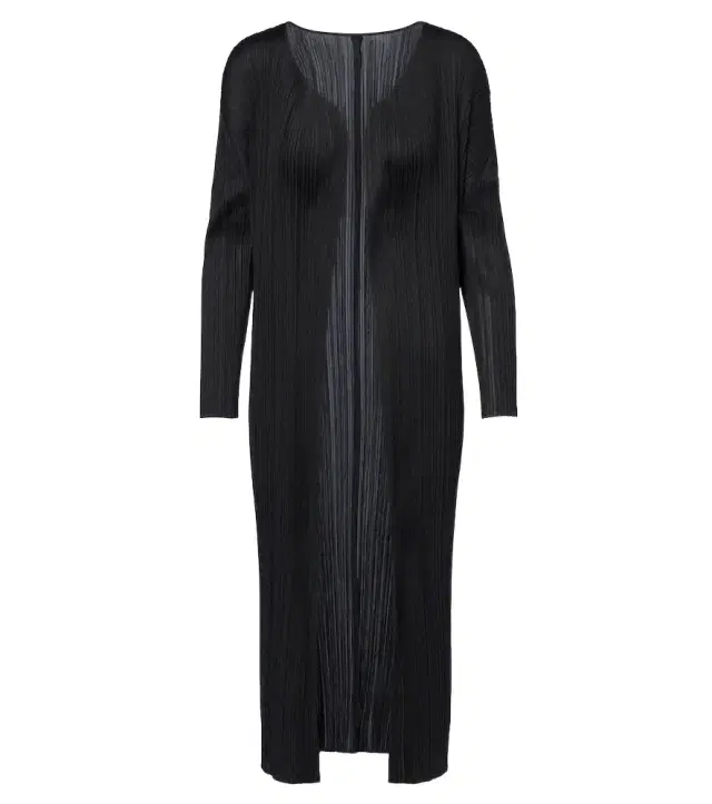 Pleats Please Issey Miyake Basics pleated cardigan