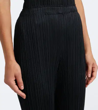 Pleats Please Issey Miyake Basics cropped pleated slim pants | Thumbnail 3