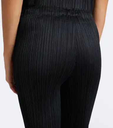 Pleats Please Issey Miyake Basics cropped pleated slim pants | Thumbnail 5
