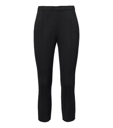 Pleats Please Issey Miyake Basics cropped pleated slim pants | Thumbnail 1