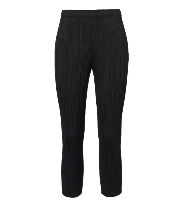 Pleats Please Issey Miyake Basics cropped pleated slim pants