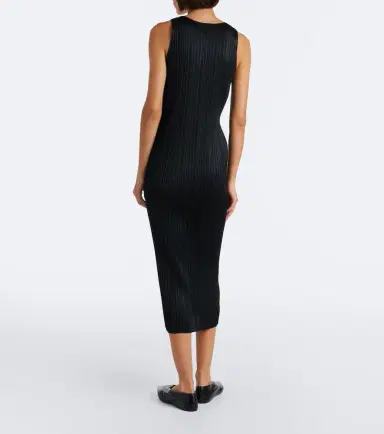 Pleats Please Issey Miyake Basics pleated midi dress | Thumbnail 4