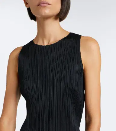 Pleats Please Issey Miyake Basics pleated midi dress | Thumbnail 5