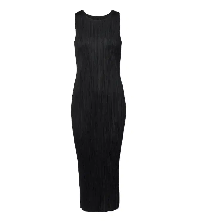 Pleats Please Issey Miyake Basics pleated midi dress