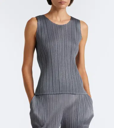 Pleats Please Issey Miyake Basics pleated top | Thumbnail 4 Pleats Please Issey Miyake Basics pleated top | Thumbnail 4