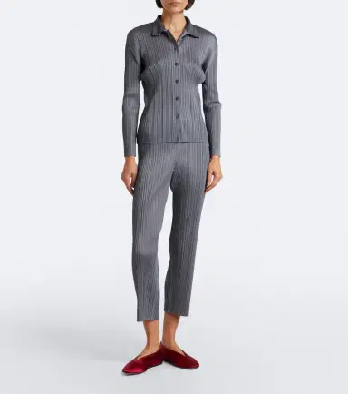 Pleats Please Issey Miyake Basics pleated shirt | Thumbnail 2