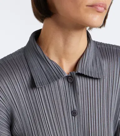 Pleats Please Issey Miyake Basics pleated shirt | Thumbnail 4