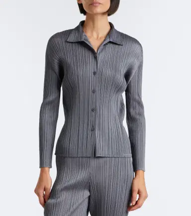 Pleats Please Issey Miyake Basics pleated shirt | Thumbnail 5