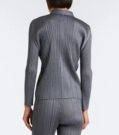 Pleats Please Issey Miyake Basics pleated shirt | Thumbnail 6