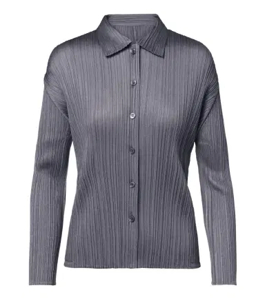 Pleats Please Issey Miyake Basics pleated shirt | Thumbnail 1