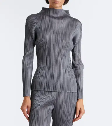 Pleats Please Issey Miyake Basics pleated top | Thumbnail 2