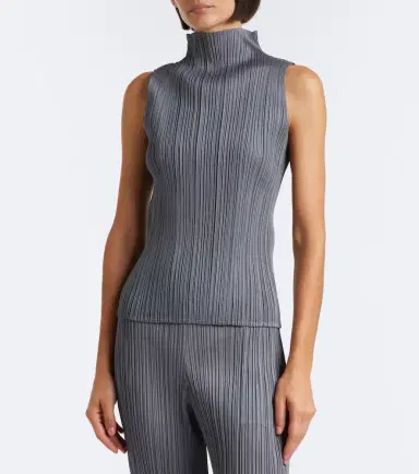 Pleats Please Issey Miyake Basics pleated top | Thumbnail 6 Pleats Please Issey Miyake Basics pleated top | Thumbnail 6