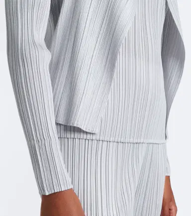 Pleats Please Issey Miyake Basics pleated cardigan | Thumbnail 3