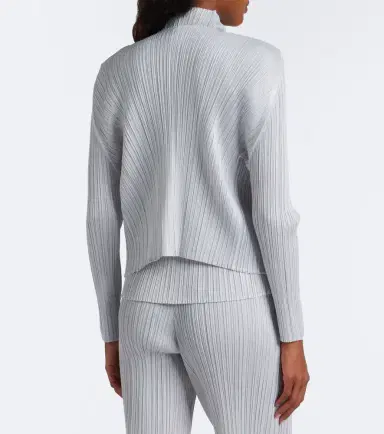 Pleats Please Issey Miyake Basics pleated cardigan | Thumbnail 5