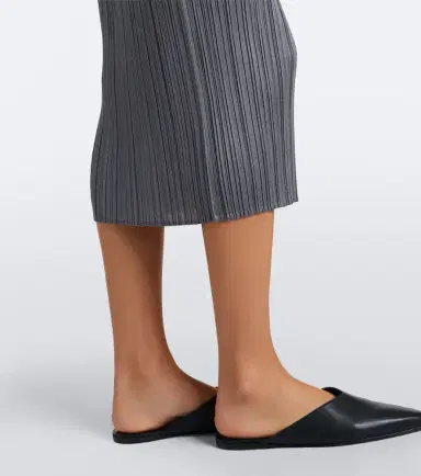 Pleats Please Issey Miyake Basics pleated midi dress | Thumbnail 4