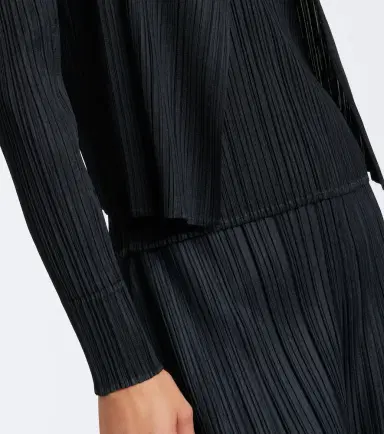 Pleats Please Issey Miyake Basics pleated cardigan | Thumbnail 3