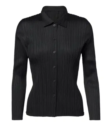 Pleats Please Issey Miyake Basics pleated shirt | Thumbnail 1 Pleats Please Issey Miyake Basics pleated shirt | Thumbnail 1