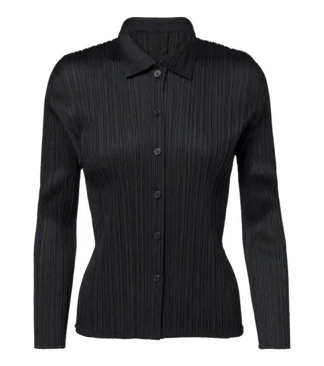 Pleats Please Issey Miyake Basics pleated shirt