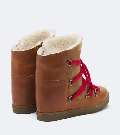 Isabel Marant Nowles shearling-lined leather snow boots | Thumbnail 4 Isabel Marant Nowles shearling-lined leather snow boots | Thumbnail 4