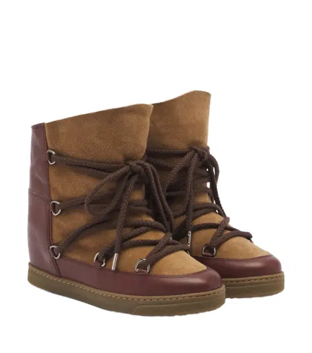 Isabel Marant Nowles shearling-lined leather snow boots