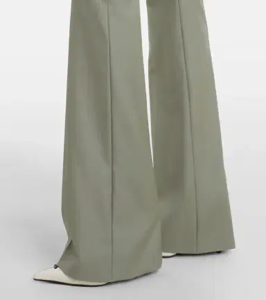 Alexander McQueen Wool flared pants | Thumbnail 2