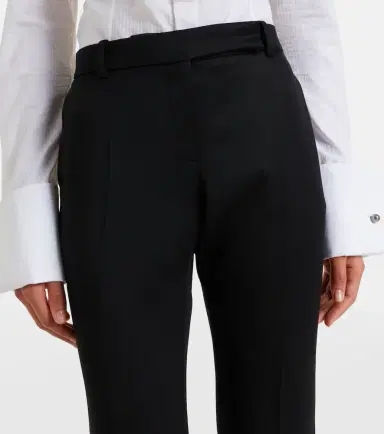 Alexander McQueen Wool flared pants | Thumbnail 5