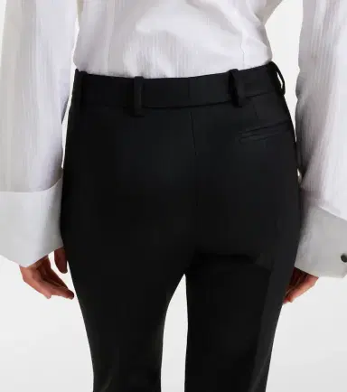Alexander McQueen Wool flared pants | Thumbnail 6