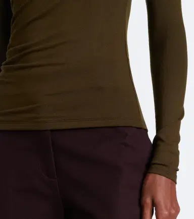 Vince Fixed jersey wrap top | Thumbnail 2