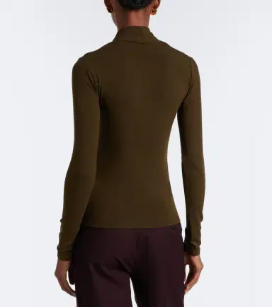 Vince Fixed jersey wrap top | Thumbnail 5