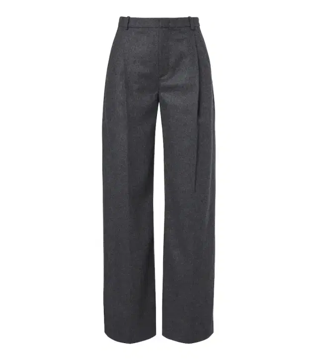 Vince Camille wool-blend flannel wide-leg pants