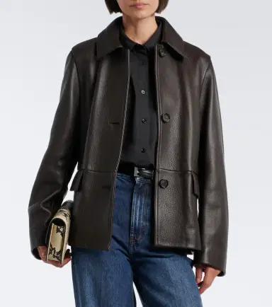 TOTEME Leather jacket | Thumbnail 3 TOTEME Leather jacket | Thumbnail 3