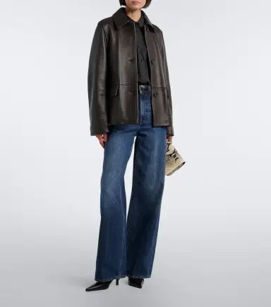 TOTEME Leather jacket | Thumbnail 6 TOTEME Leather jacket | Thumbnail 6