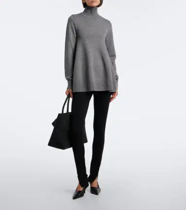 TOTEME Flared wool turtleneck sweater | Thumbnail 2 TOTEME Flared wool turtleneck sweater | Thumbnail 2