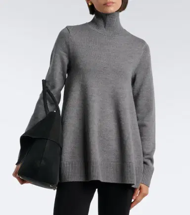 TOTEME Flared wool turtleneck sweater | Thumbnail 5 TOTEME Flared wool turtleneck sweater | Thumbnail 5