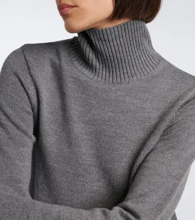 TOTEME Flared wool turtleneck sweater | Thumbnail 6 TOTEME Flared wool turtleneck sweater | Thumbnail 6
