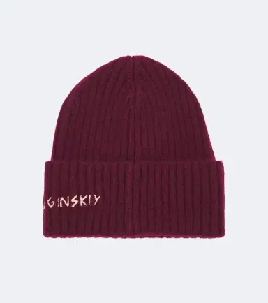 Ruslan Baginskiy Logo ribbed-knit cashmere beanie | Thumbnail 2