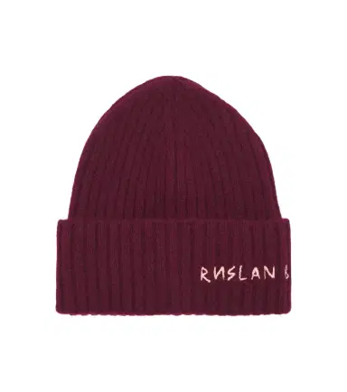 Ruslan Baginskiy Logo ribbed-knit cashmere beanie | Thumbnail 1
