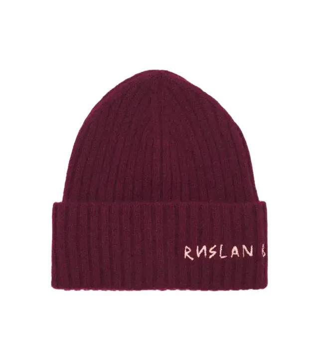 Ruslan Baginskiy Logo ribbed-knit cashmere beanie
