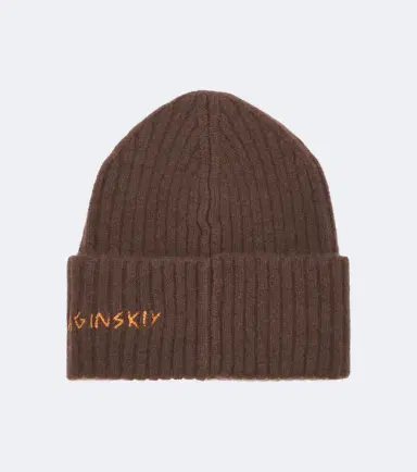Ruslan Baginskiy Logo ribbed-knit cashmere beanie | Thumbnail 2