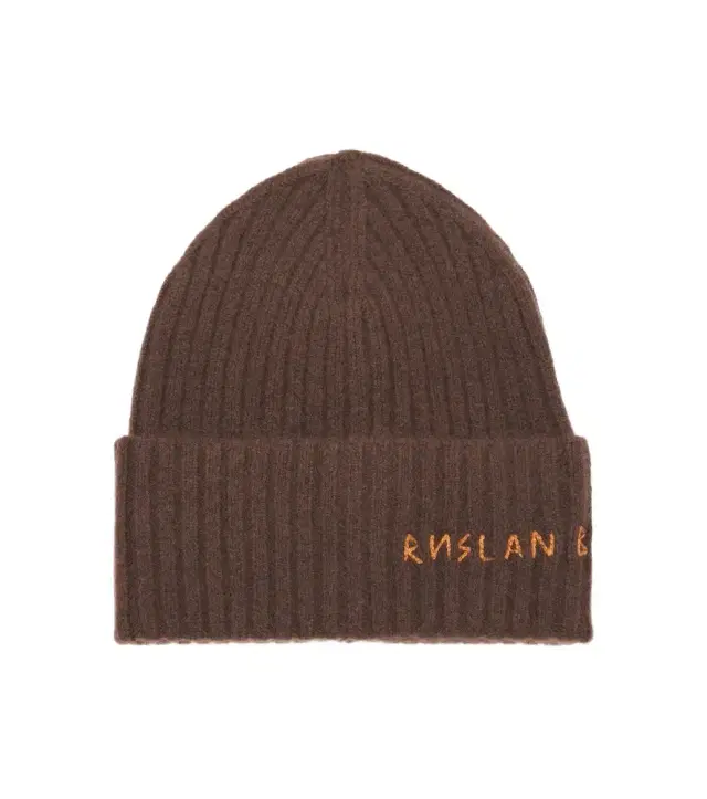 Ruslan Baginskiy Logo ribbed-knit cashmere beanie